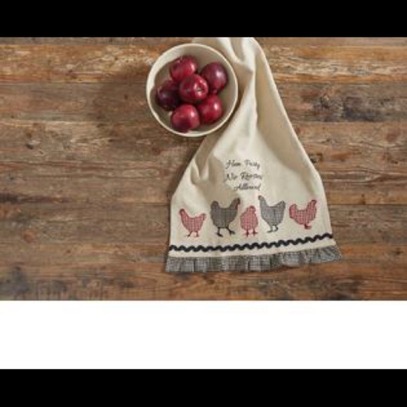 Park Designs Hen Party No Roosters AllowedTowel - Picture 2 of 2